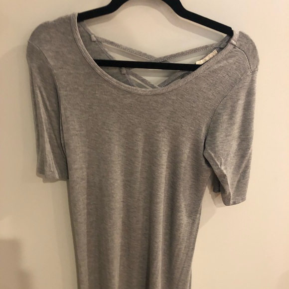 Grey t-shirt dress - Picture 1 of 2
